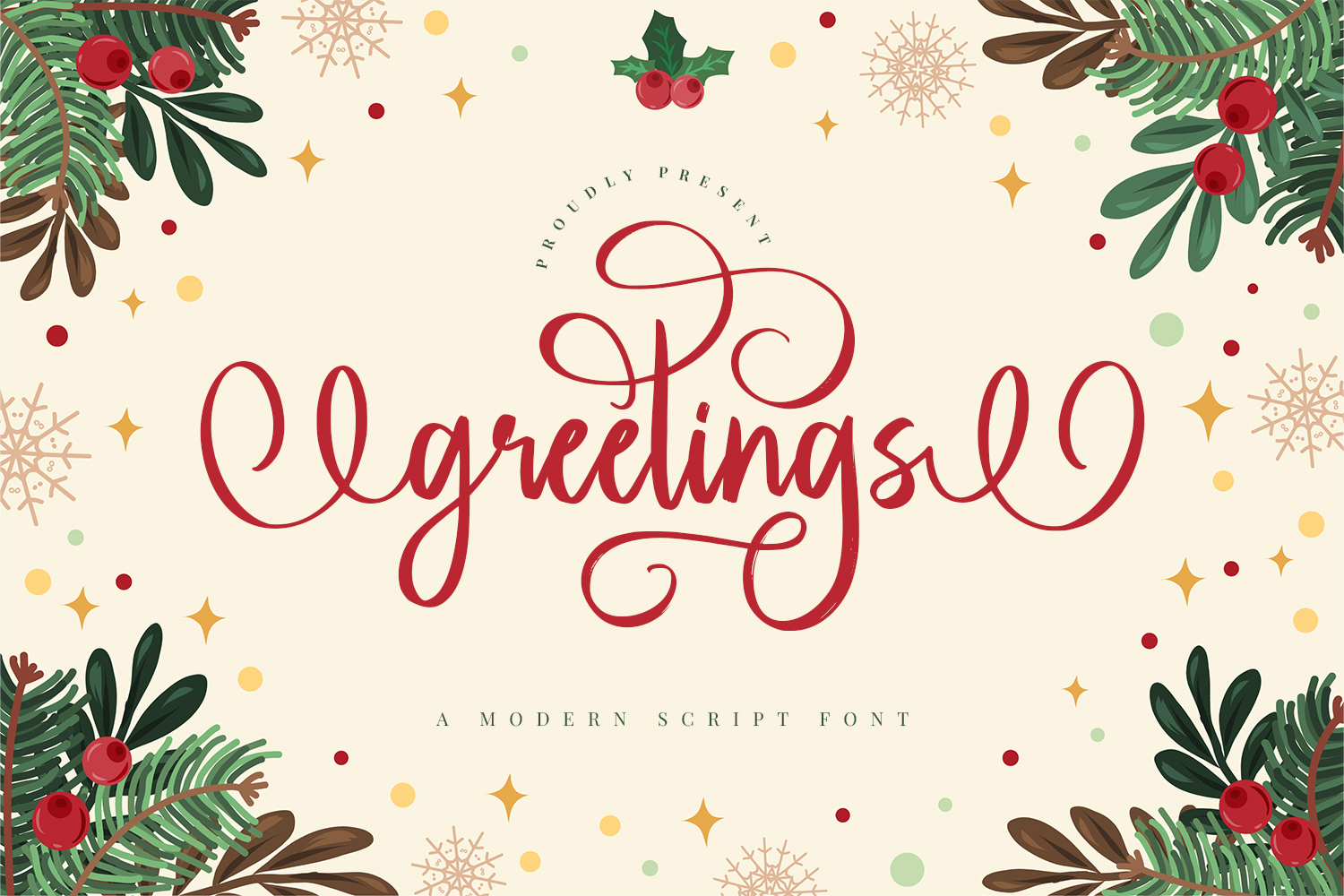 Greetings Free Font