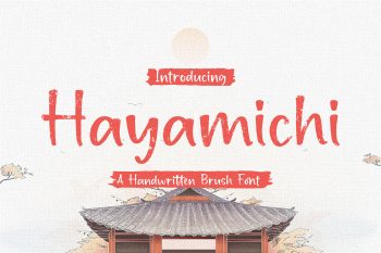 Hayamichi Free Font