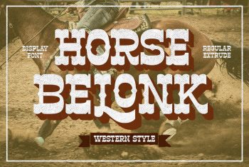 Horse Belonk Free Font