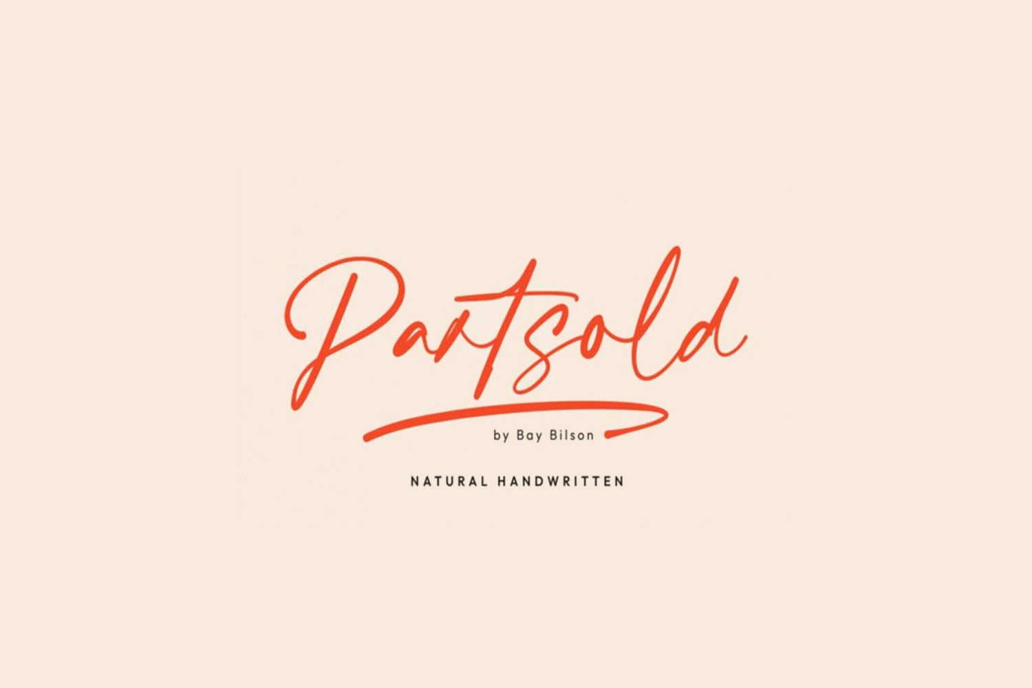 Partsold Free Font
