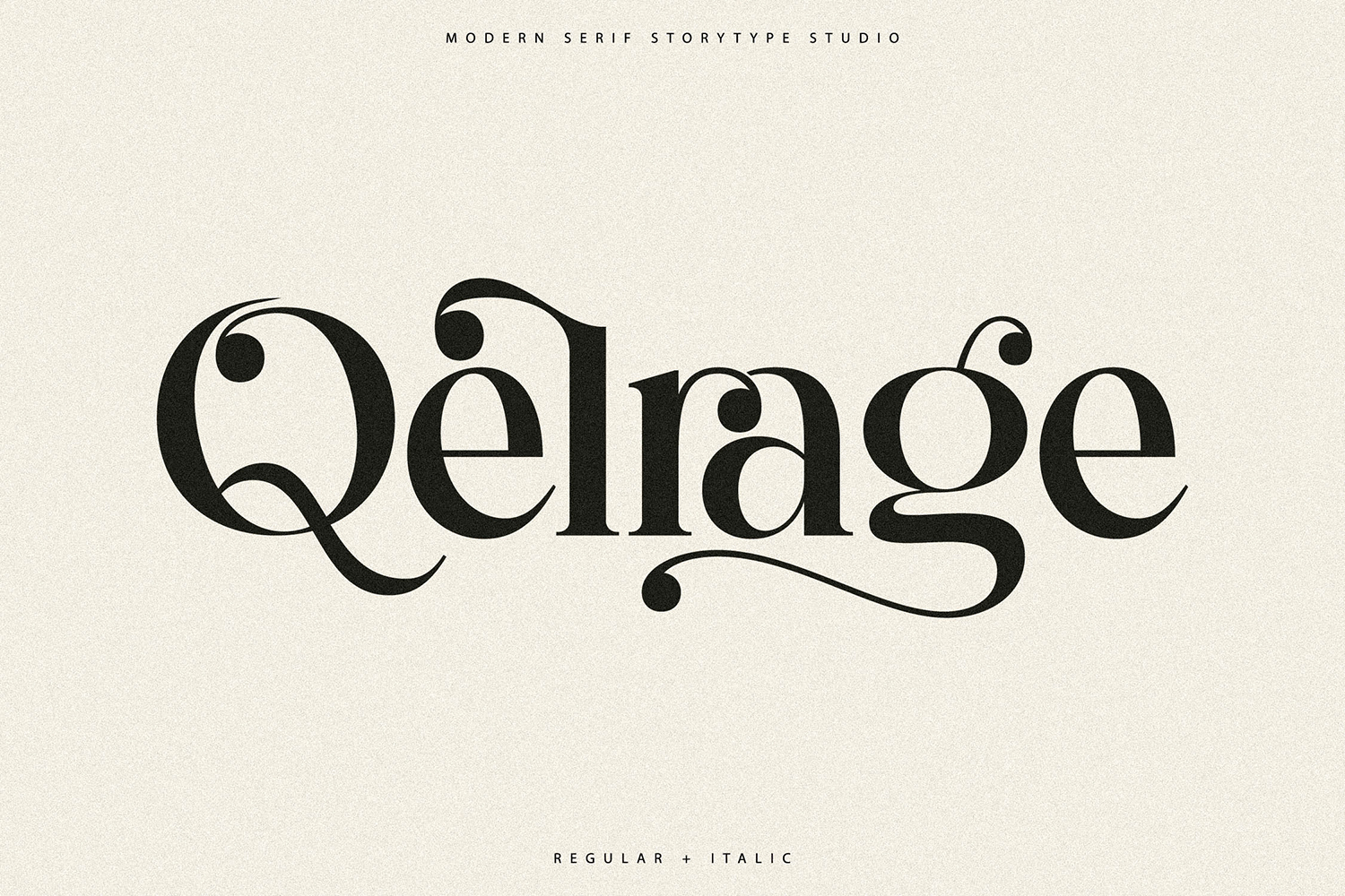 Qelrage Free Font