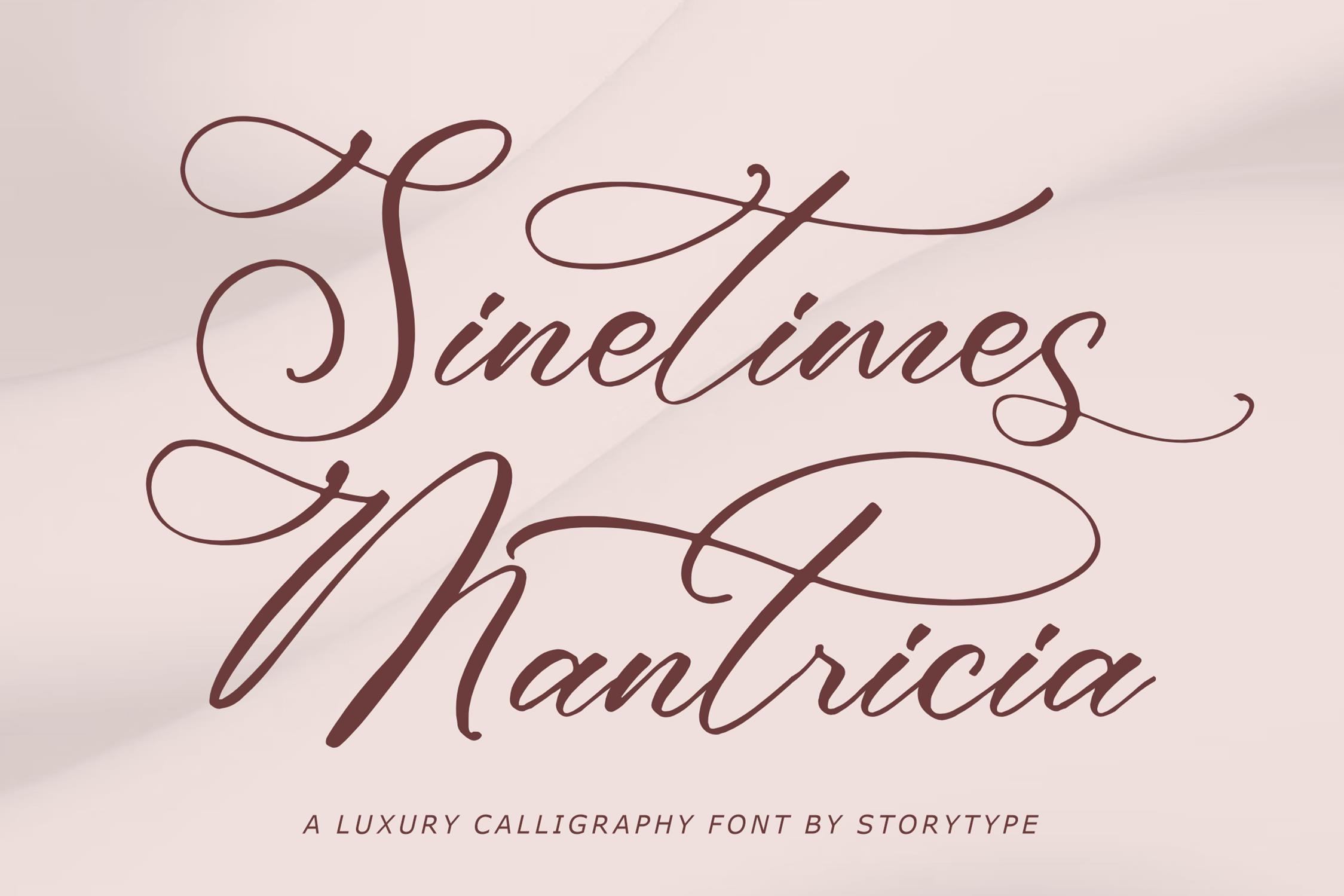 Sinetimes Mantricia Free Font
