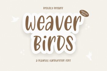 Weaver Birds Free Font