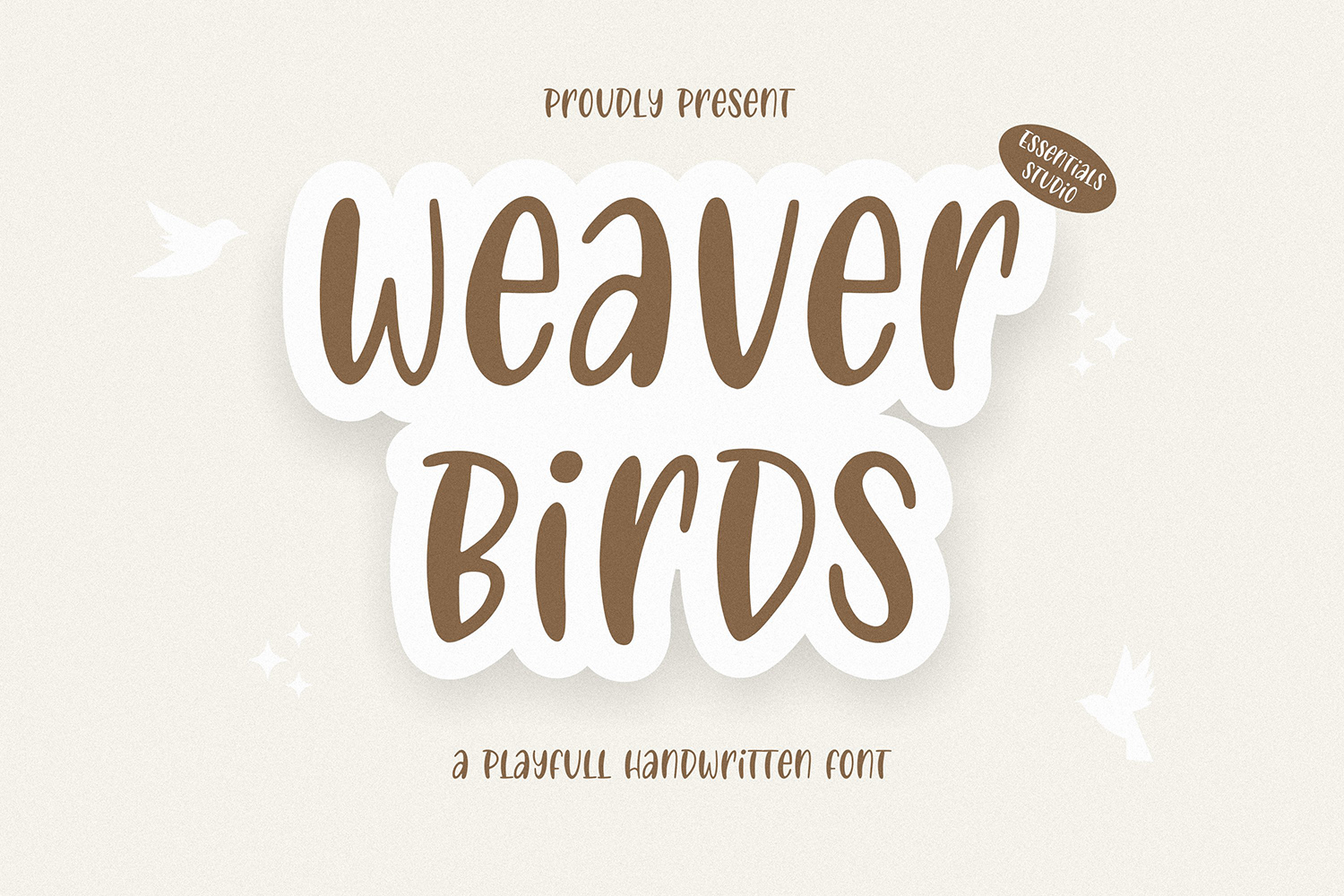 Weaver Birds Free Font