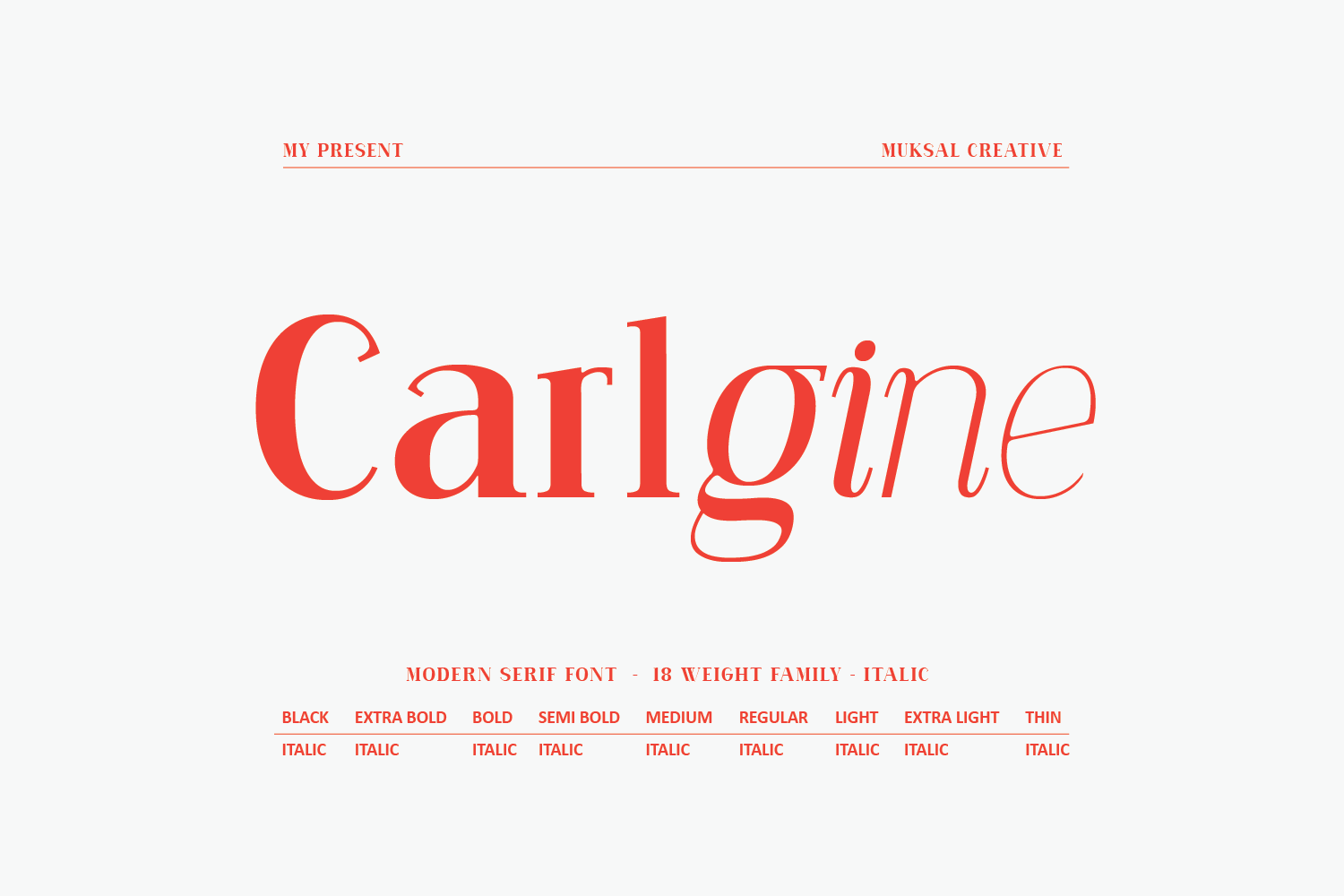 Carline Free Font
