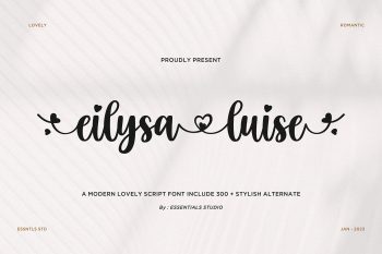 Eilysa Luise Free Font