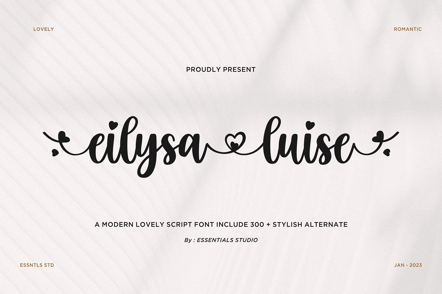 Eilysa Luise Free Font