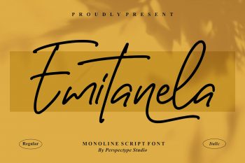 Emitanela Free Font