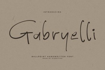 Gabryelli Free Font