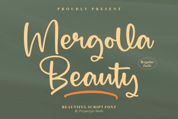 Mergolla Beauty Free Font
