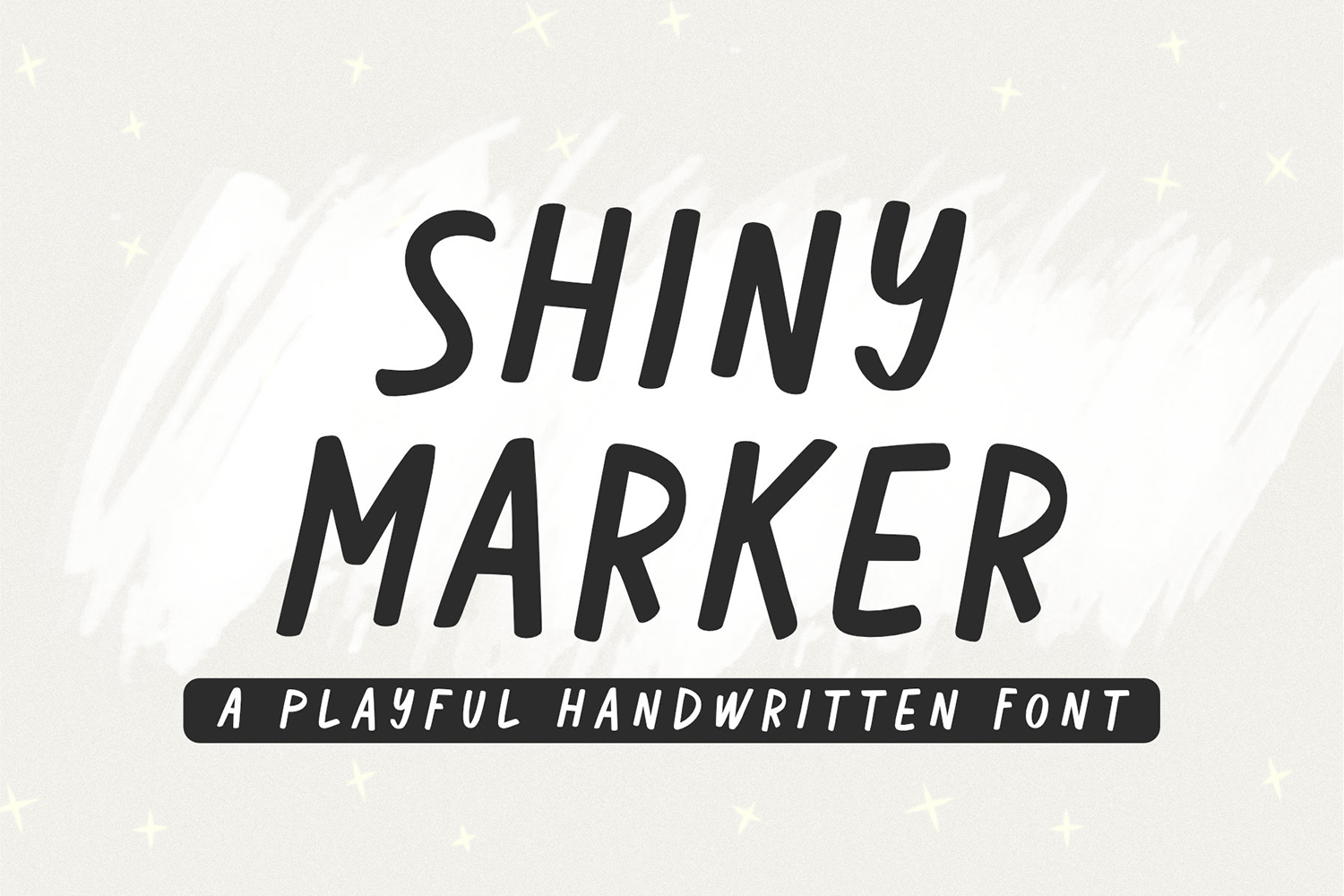 Shiny Marker Free Font