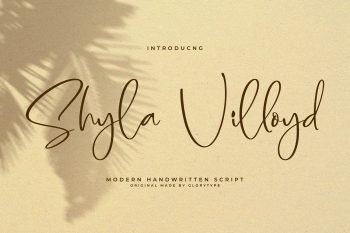 Shyla Villoyd Free Font