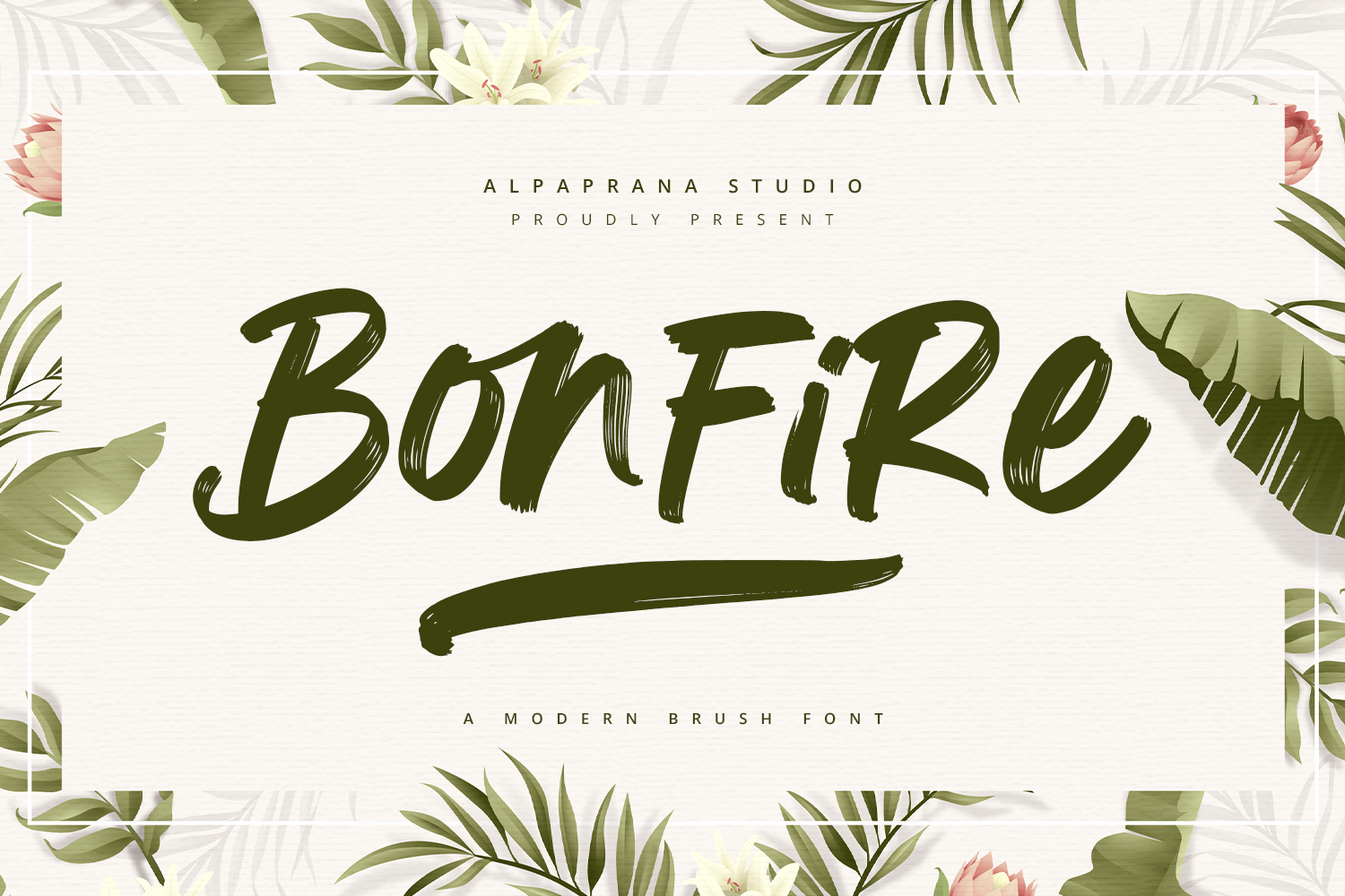 Bonfire Free Font
