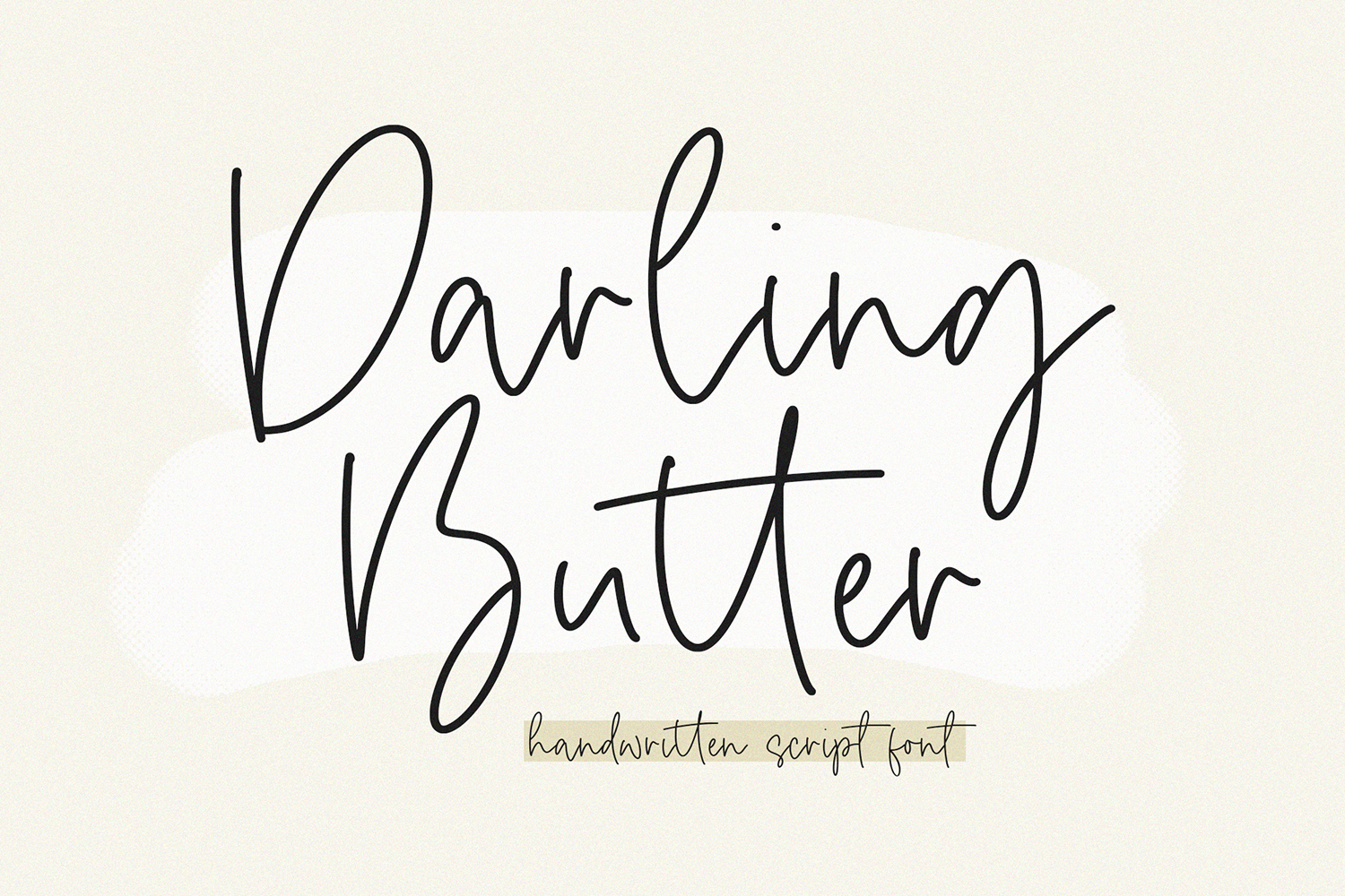 Darling Butter Free Font