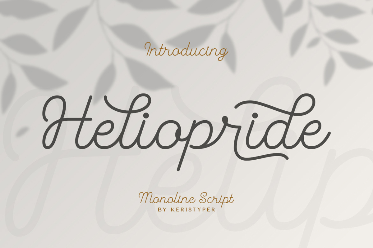 Heliopride Free Font