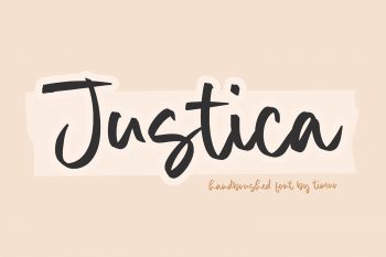 Justica Free Font