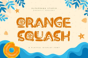 Orange Squash Free Font