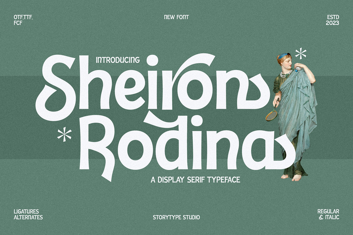 Sheiron Rodina Free Font