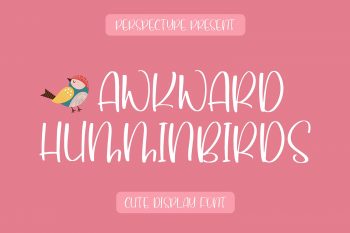 Awkward Humminbirds Free Font