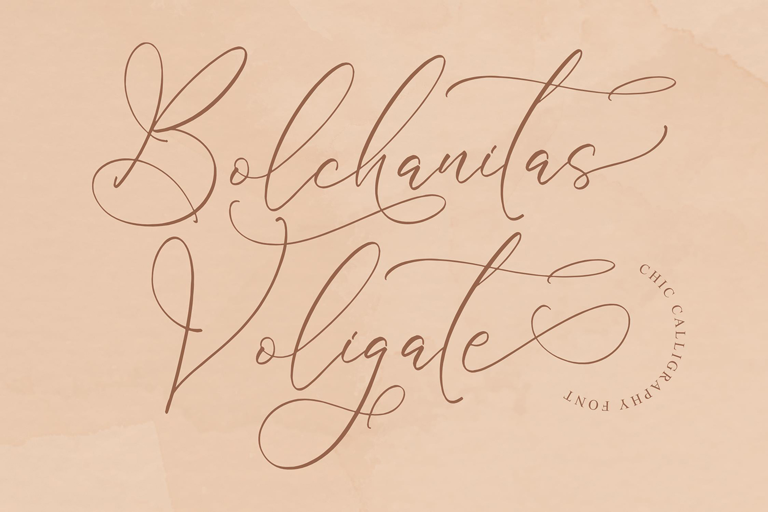 Bolchanitas Voligate Free Font