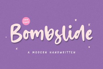 Bombslide Free Font