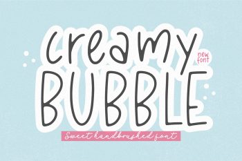 Creamy Bubble Free Font