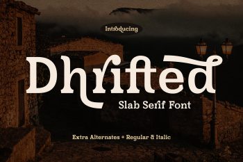 Dhrifted Free Font