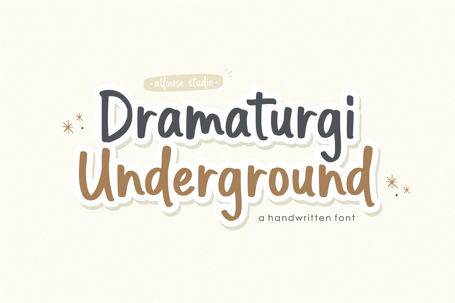 Dramaturgi Underground Free Font