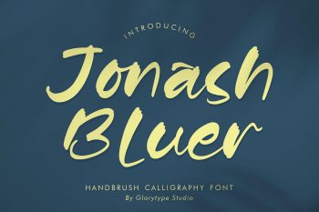 Jonash Bluer Free Font