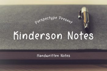 Kinderson Notes Free Font