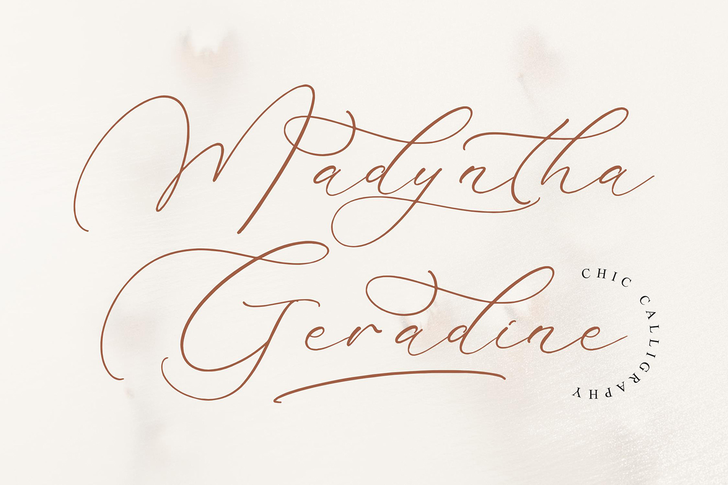 Madyntha Geradine Free Font