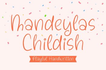 Mandeylas Childish Free Font