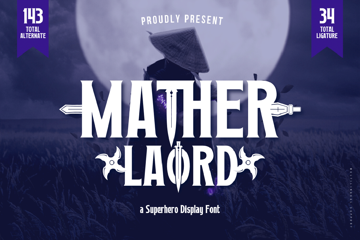 Mather Laord Free Font