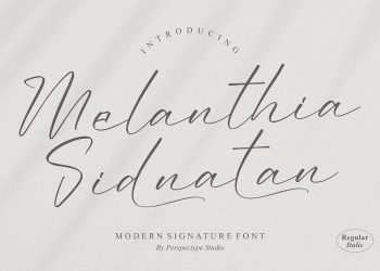 Melanthia Sidnatan Free Font