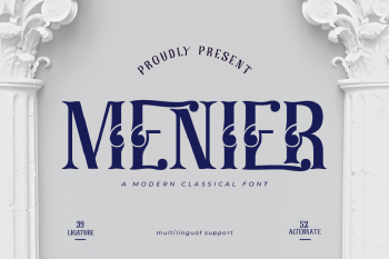 Menier Free Font