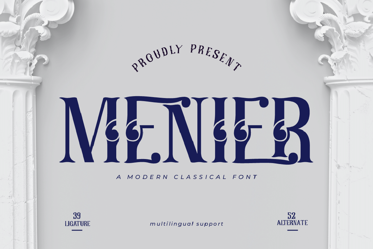 Menier Free Font