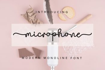 Microphone Free Font