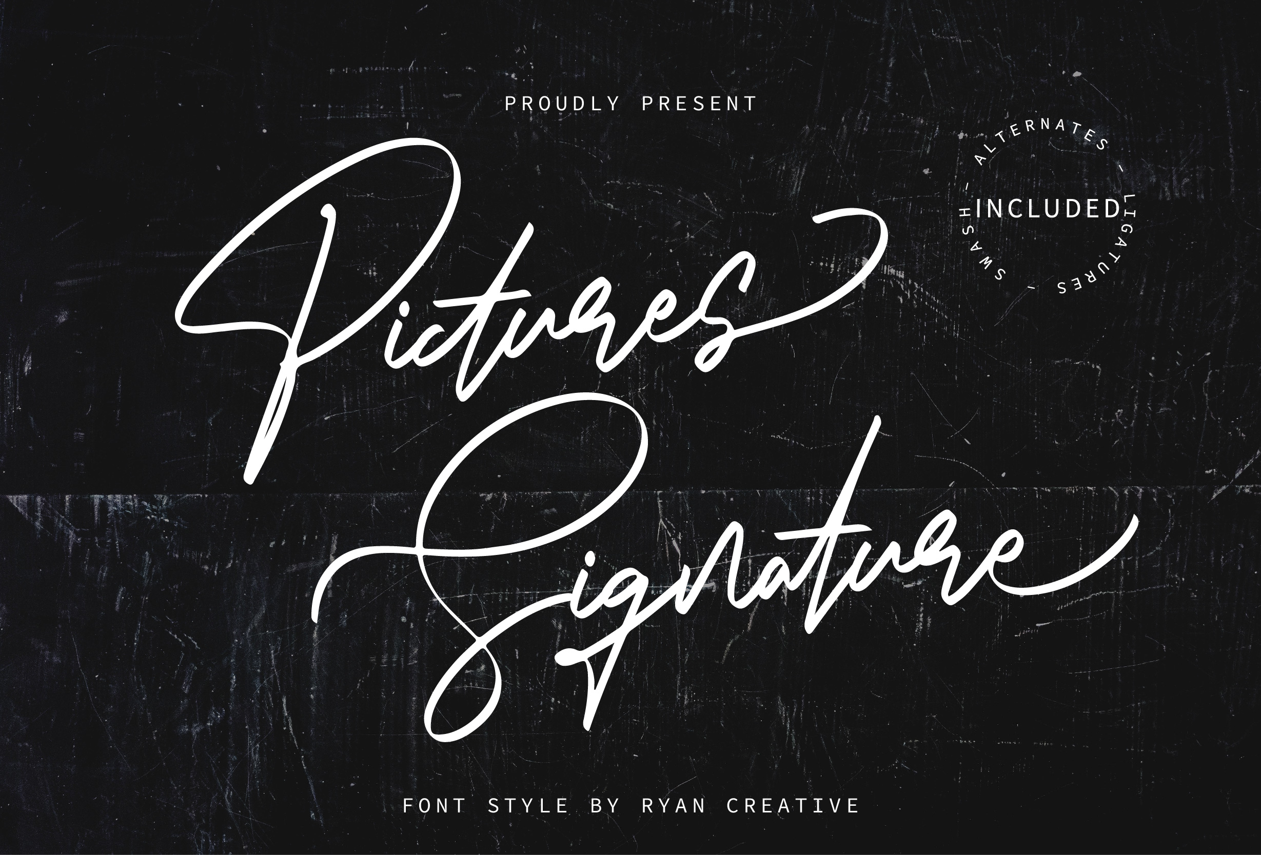 Pictures Signature Free Font