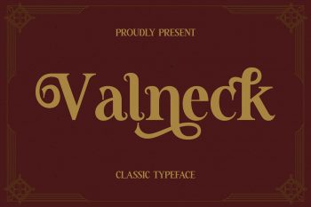 Valneck Free Font