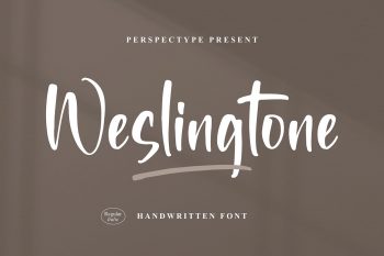 Weslingtone Free Font