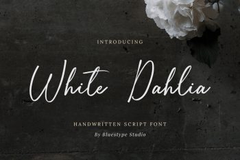 White Dahlia Free Font