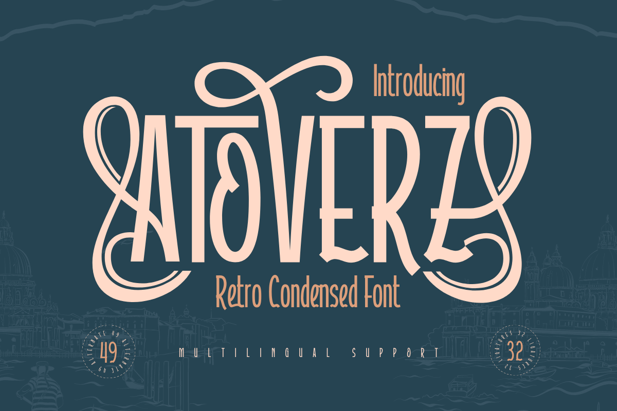 Atoverz Free Font