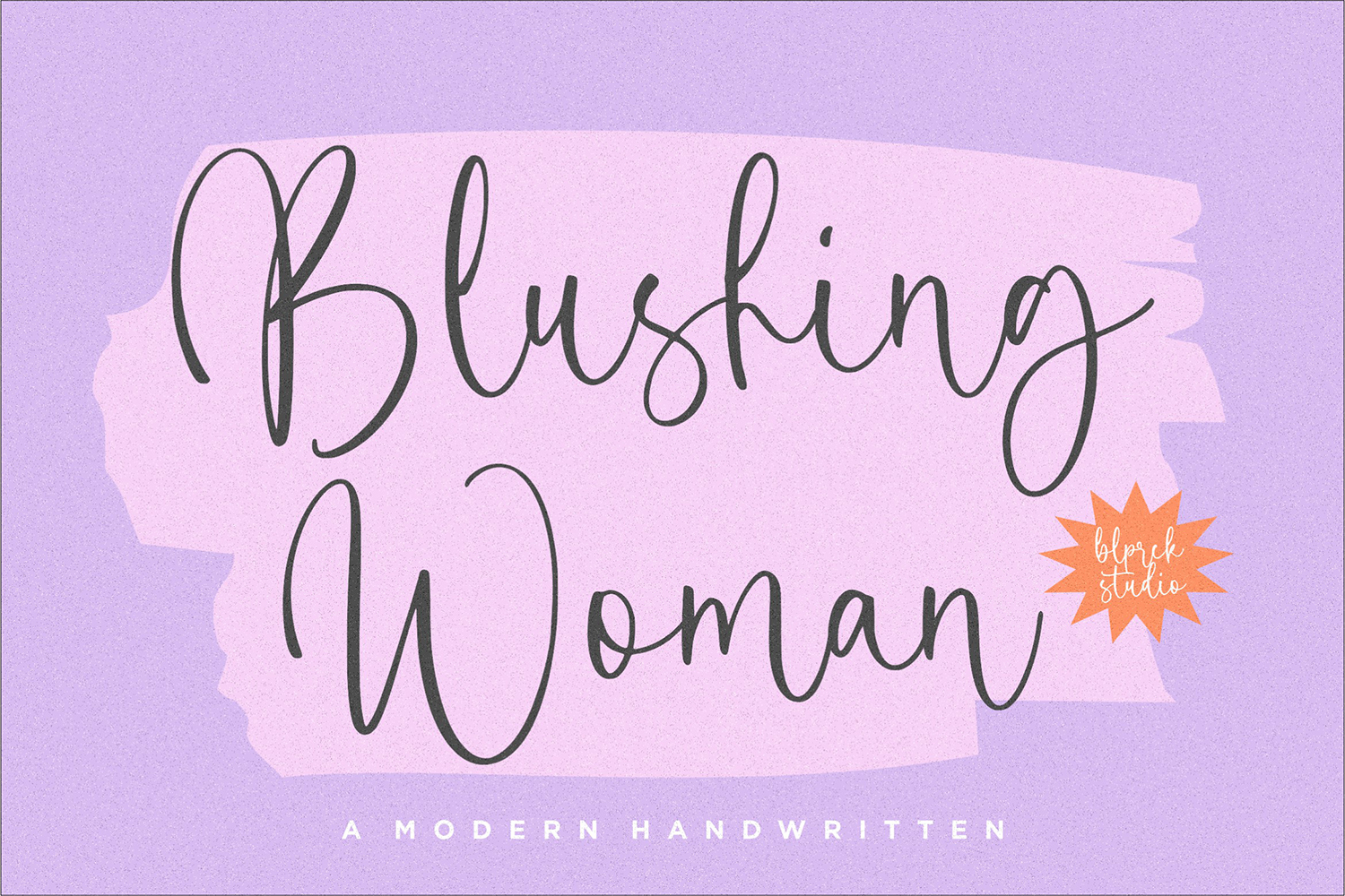 Blushing Woman Free Font