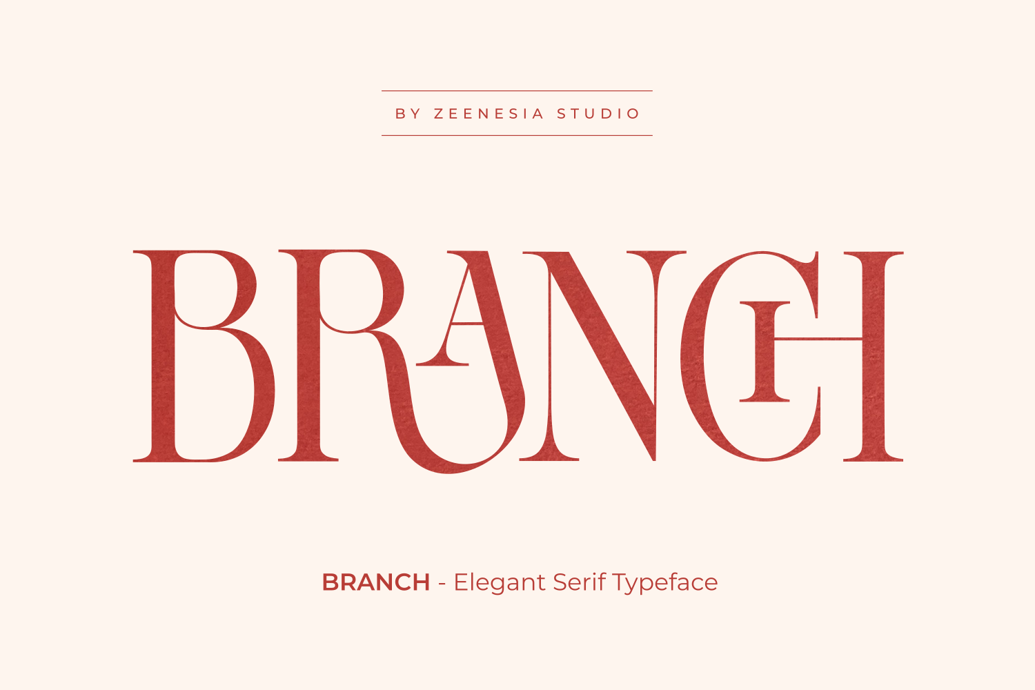 Branch Free Font