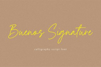 Buenos Signature Free Font