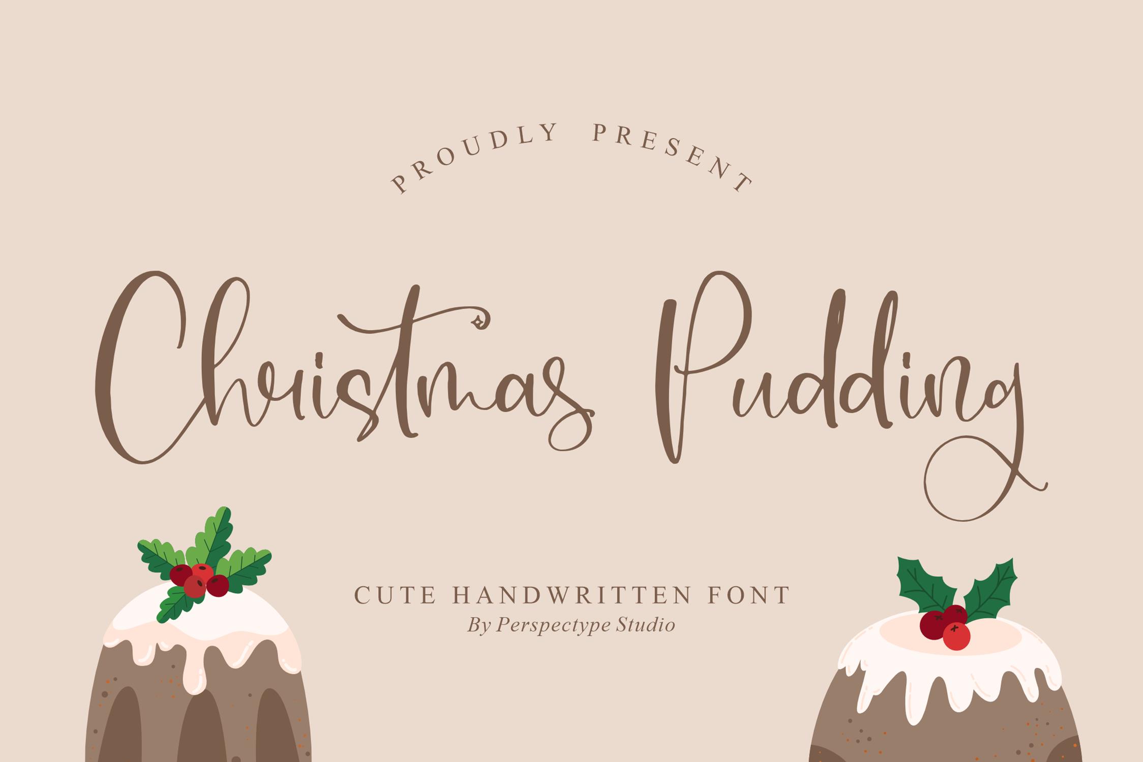 Christmas Pudding Free Font