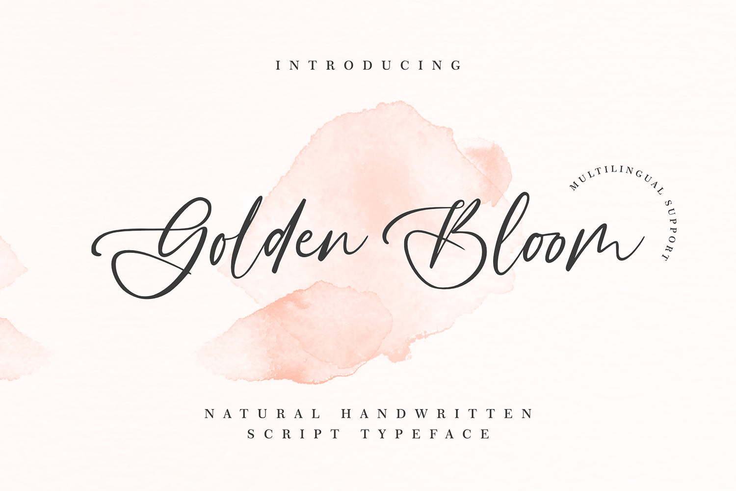 Golden Bloom Free Font