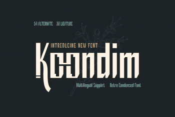 Koondim Free Font