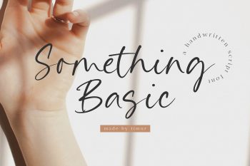 Something Basic Free Font