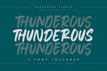 Thunderous Free Font